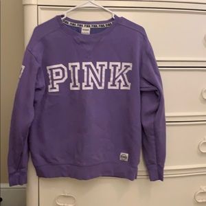 Pink brand crewneck